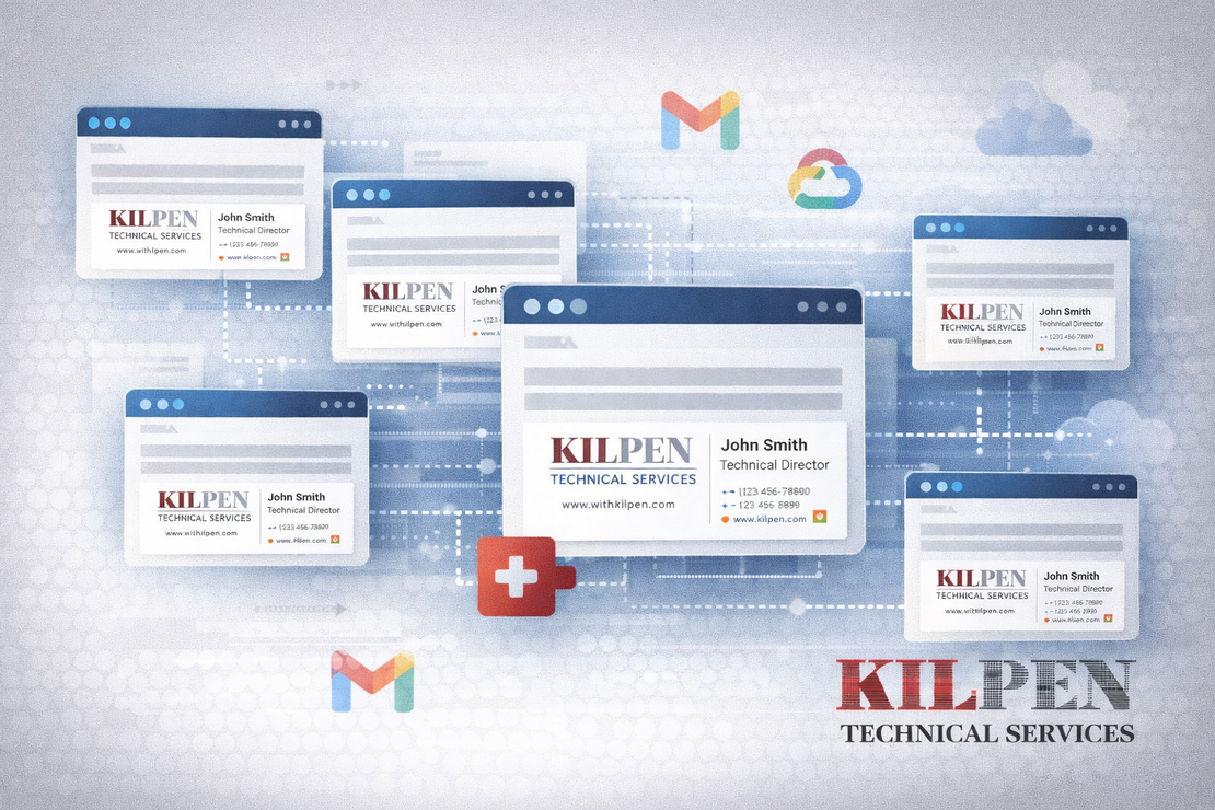 Automated Company-Wide Gmail Signature Blocks