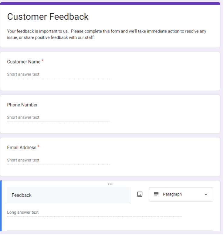 Google Form Screencap