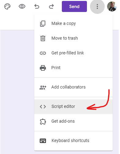 Google Form Screencap