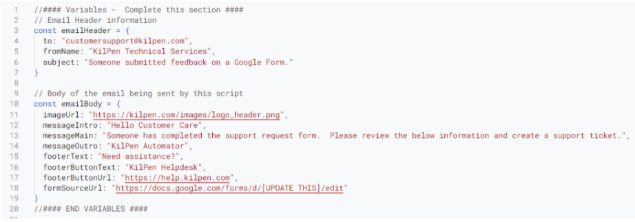 Google Form Screencap